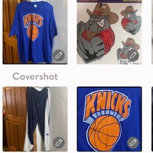 NBA Elevation track Pant 2XL+Knicks Tee 2X+6🐾NOC💪🏼decals